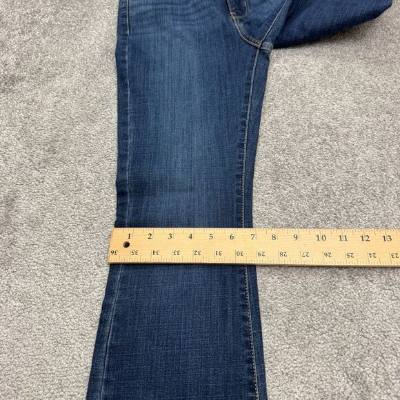 Levi's 725 High Rise Bootcut Denim Jeans Womens 26x30 Dark Wash Stretch Casual - Picture 13 of 15